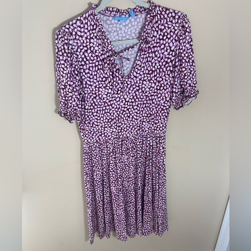Draper James Dress in Square Dot Jersey Knit size M